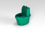 фото Туалет торфяной "Rostok" зеленый