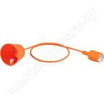 фото Патрон для ламп со шнуром Feron LH127 1м 230V E27 оранжевый 22361