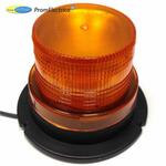 фото ASG-02-Y-LED (12-24VDC) Сигнальный светодиодный проблесковый маячок желтого / оранжевого цвета для спецтехники