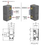 Фото №2 Remer MINIMAL THERMO NT93KBNPO Термостатический смеситель для ванны - внешняя часть (никель шлифован