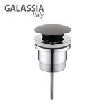 фото Galassia 9916GM Донный клапан клик-клак с керамической крышкой, серый матовый