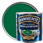 фото Краска для металлических поверхностей алкидная Hammerite гладкая зеленая 0,75 л.