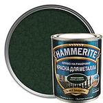фото Краска для металлических поверхностей алкидная Hammerite молотковая темно-зеленая 0,75 л.