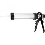 фото Пистолет для герметика, 400 мл, "закрытый", алюминиевый корпус, круглый шток 8 мм// Sparta
