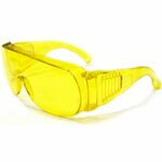 фото Очки защитные открытого типа, желтые, ударопрочный поликарбонат СИБРТЕХ