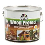 фото Пропитка для древесины Dufa Wood Protect белая 10л