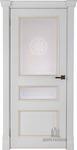 фото Дверь межкомнатная Гранд 2 Версаче светлое (широкий фигурный багет)