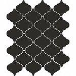фото 65001 плитка настенная Арабески глянцевый черный 26x30 (0,59м2/28,32м2/48уп)