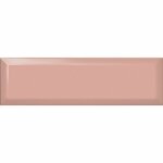 фото 9025 плитка настенная Аккорд розовый светлый грань 8,5х28,5 (0,97м2/31,04м2/32уп)