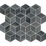 фото T017\14024 декор Джардини серый темный мозаичный 45x37,5 (5шт)