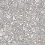 фото Керамогранит Terrazzo matt grey матовый серый PG 01 60х60 (1,44м2/43,2,6м2/30уп)