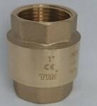 фото Обратный клапан с металлическим штоком короткий TIM, 1" гайка - гайка,JH-1012std
