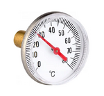 фото Термометр "малый" с гильзой 1/4" (0-80 С), TIM, арт. Y-40T-80