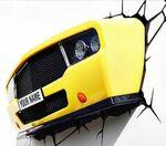 фото 3D-светильник, желтый Автомобиль 3D-Light Fx