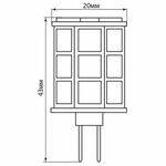 Фото №2 Светодиодная лампа G4 4W 12V капсульная