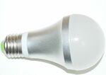 фото Светодиодная лампа в цоколе E27 с датчиком света и движения 220В 5 ватт