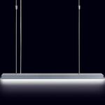 Фото №8 Светильник линейный подвесной светодиодный, 24Вт, 1000х40х40мм, 4000К, IP44, , цвет - серебро