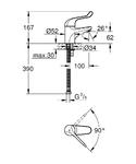 Фото №6 Grohe Euroeco Special 32789000 Смеситель для раковины, безопасный