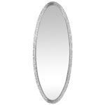 фото Migliore 30645 Зеркало овальное H133хL52xP4,5 cm, серебро
