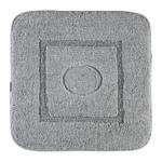 фото Migliore Коврик д/ванной комнаты 60х60 см. вышивка логотип MIGLIORE, серый, окантовка серебро 30763