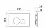 Фото №5 Ceramica Nova CN3009_1001CH_1000 Сет 4 в 1: Подвесной унитаз Rimless с системой инсталляции