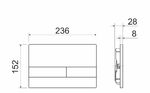 Фото №5 Ceramica Nova CN3009_1002M_1000 Сет 4 в 1: Подвесной унитаз Rimless с системой инсталляции