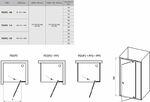 Фото №5 Душевая дверь поворотного типа Ravak Pivot PDOP2-100 белый/белый+транспарент 03GA0101Z1
