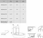 фото Шторка для ванны Ravak CVSK1 Rosa 140/150 L блестящая+транспарент 7QLM0C00Y1