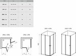 Фото №4 Элемент душевого уголка Ravak Chrome CRV2-110 блестящий+транспарент 1QVD0C00Z1