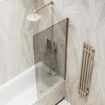 Фото №4 Maybah Glass MGV-67-2ш Шторка для ванны в широком профиле