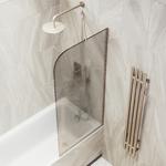 Фото №2 Maybah Glass MGV-136-2у Шторка для ванны в узком профиле
