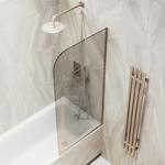 Фото №2 Maybah Glass MGV-147-2у Шторка для ванны в узком профиле