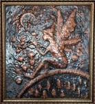 Фото №5 Чеканка.Мишка ,Север и олени . Медь. 60х75. Багет . С доставкой   ТК до дверей по РФ!