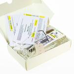 фото Маяк для контроля трещин в углах. Модель ЗИ-2у. Упаковка 10 штук.