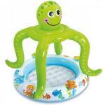 фото Надувной детский бассейн с надувным полом Intex 57115NP Smiling Octopus Shade Baby Pool 1+