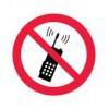 Запрещается пользоваться мобильным (сотовым) телефоном или переносной рацией (Пленка 200 x 200)