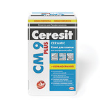 фото Ceresit CM 9 PLUS Клей для крепления керамической плитки размером до 30х30 см