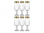 фото Набор бокалов для шампанского из 6 шт. "claudie / sterna" 180 мл. высота=17 см. CRYSTALITE (669-159)