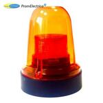 фото AVG-02-Y-M-LED (24VDC) Сигнальный проблесковый маячок желтого / оранжевого цвета для спецтехники