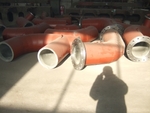фото Износостойкие трубопроводы с базальтовым литьём.
