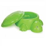 фото Песочница Черепаха с крышкой и игрушками (цвета в ассортименте) (6097plsn)