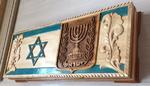 фото Шампурница "Израиль" (набор шампуров в деревянном резном кейсе)