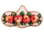 фото Вешалка для кухонных полотенец "томаты" длина=28 см Ceramiche D'arte (335-039)