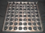 фото Металлическая плитка для промышленных полов S= 1,8 мм.