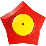 фото DMLED Выключатель для детской одноклавишный Звезда желто-красный