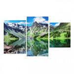 фото Картины PRORAB Модульная картина на холсте 55х94см "Горное озеро" 1066596