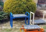 фото Скамейка складная перевёртыш садовая дачная скамейка-трансформер универсальная