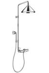 Фото №2 Hansgrohe Axor Showerpipe Front 26020000 Душевая система с термостатом (хром)