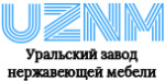 Лого Уральский завод нержавеющей мебели UZNM-GROUP